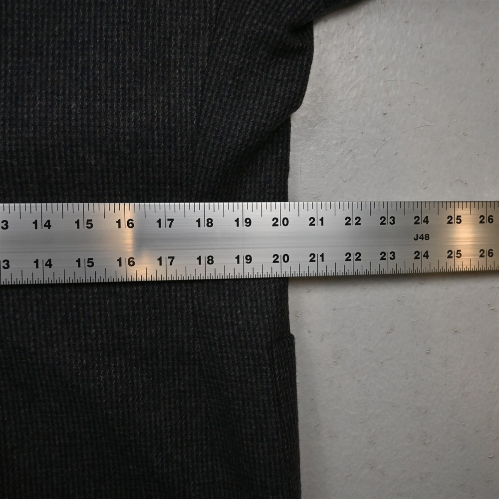 Vtg USA Made 41R Blue Gray Nailshead Wool Tweed Blazer Suit Jacket Sport Coat - Picture 8 of 12